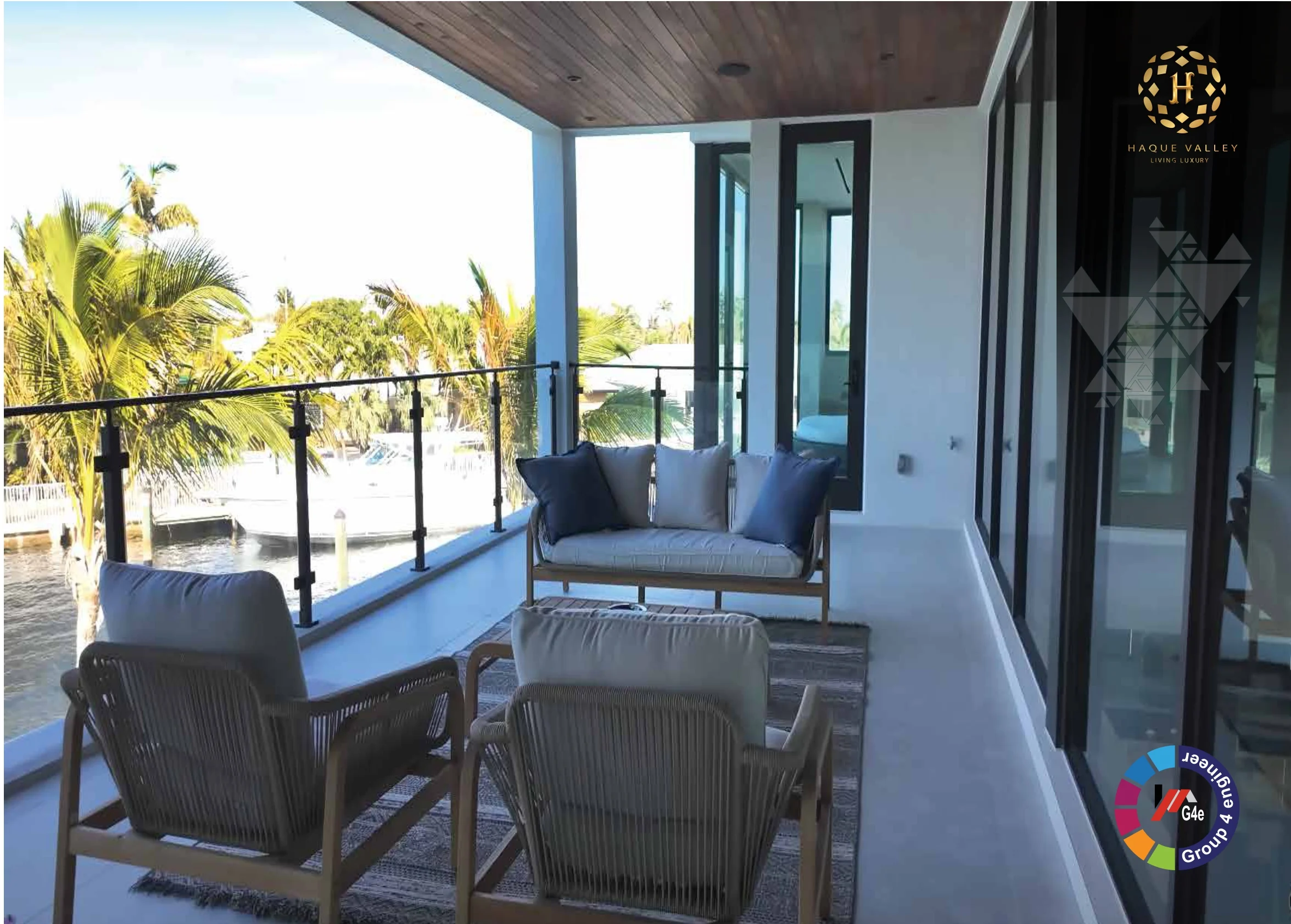 Spacious Waterfront Views